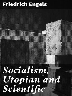 cover image of Socialism, Utopian and Scientific